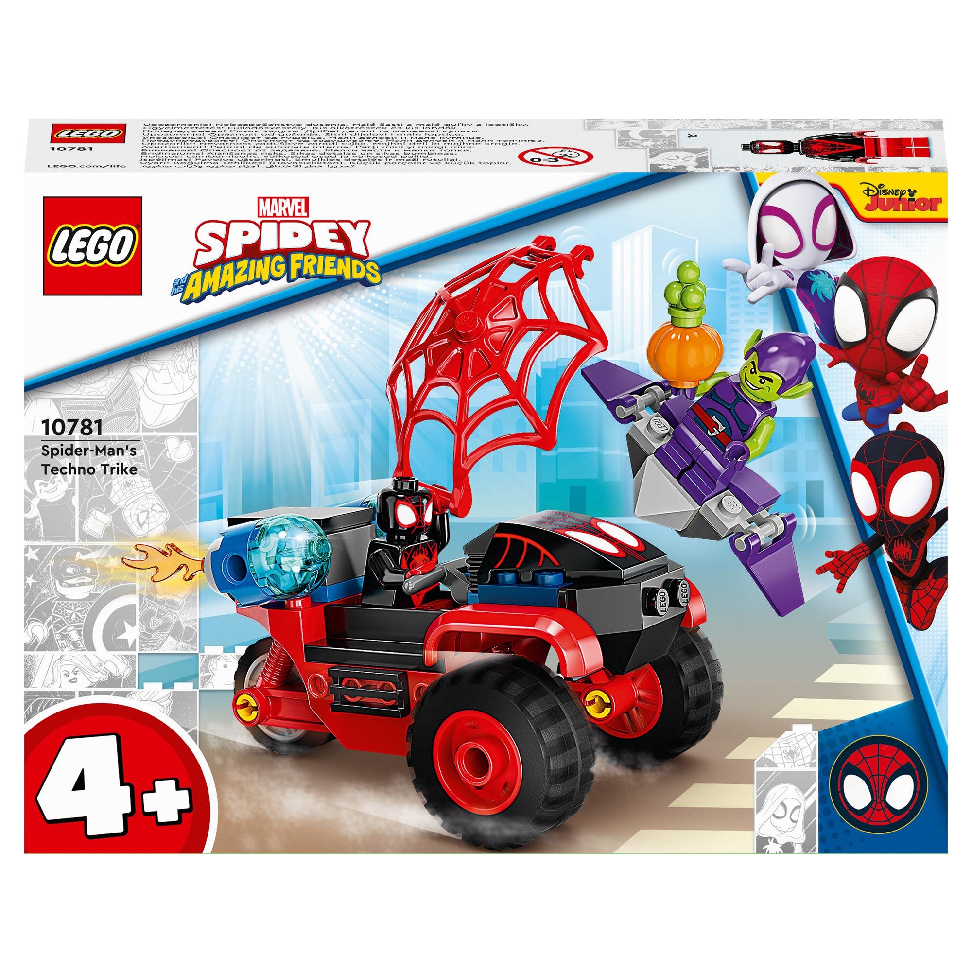 Lego Marvel Miles Morales: Spider-Man's Techno Trike (10781) Toys & Games