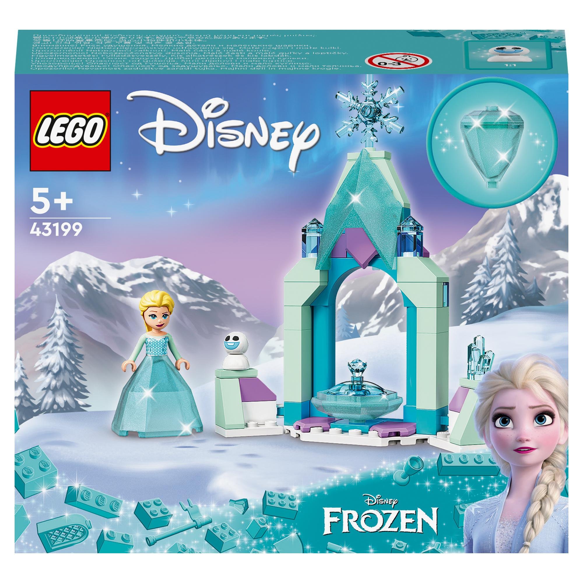 Lego Disney Frozen 2 Elsa’S Castle Courtyard (43199) Toys & Games