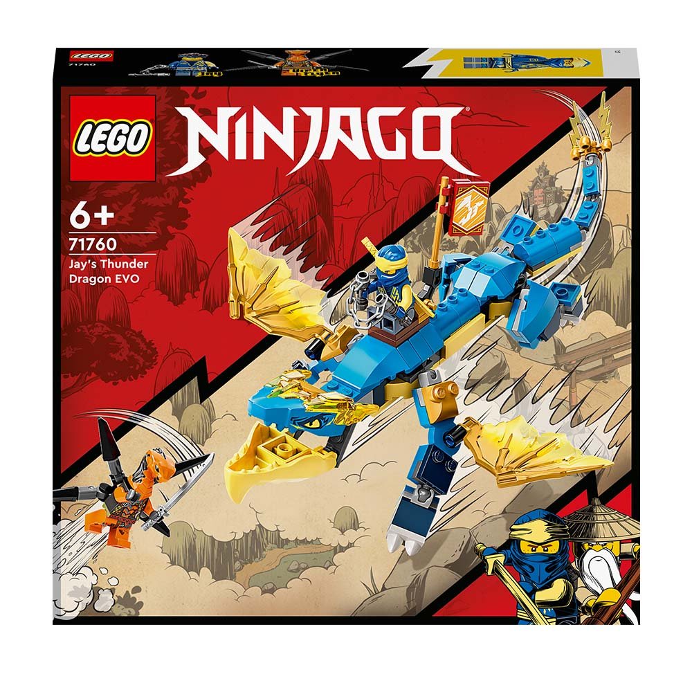 Lego Ninjago Jay’S Thunder Dragon Evo Set (71760) Toys & Games