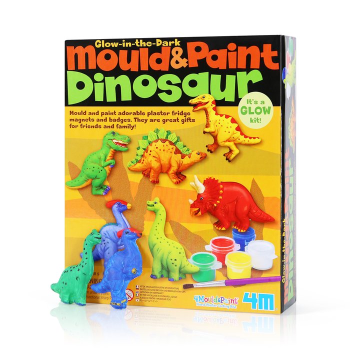 Great Gizmos Mould & Paint Glow Dinosaur