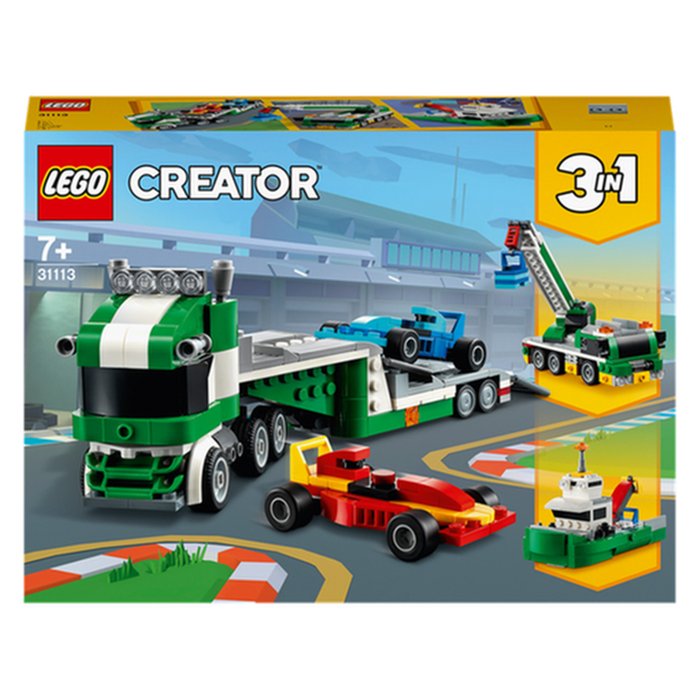LEGO Creator 3 in 1 Race Car Transporter Set (31113)