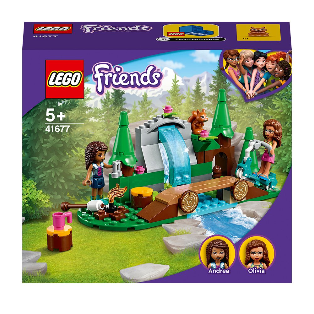 Lego Friends Forest Waterfall Adventure Set 41677 Toys & Games