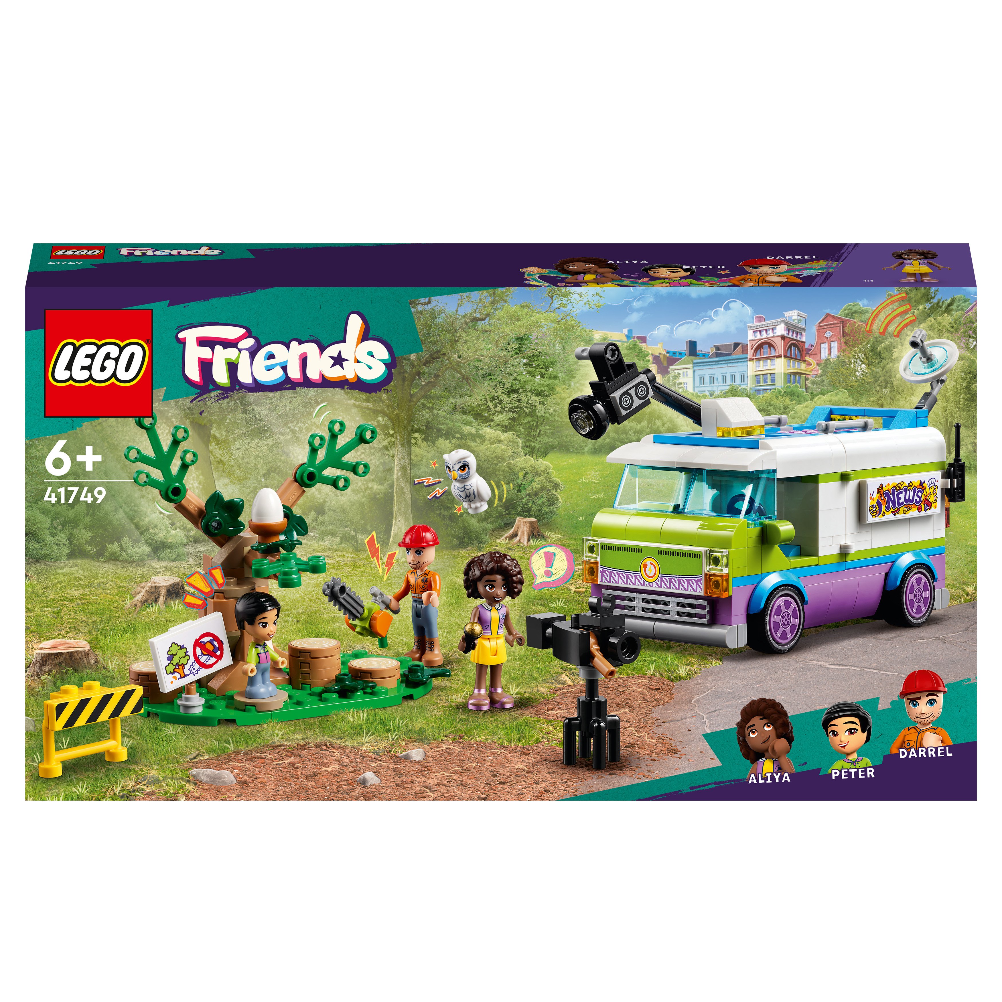Lego(r) Friends Newsroom Van (41749) Toys & Games