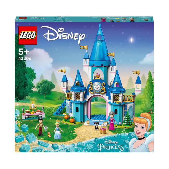 LEGO Disney Cinderella & Prince Charming's Castle (43206)