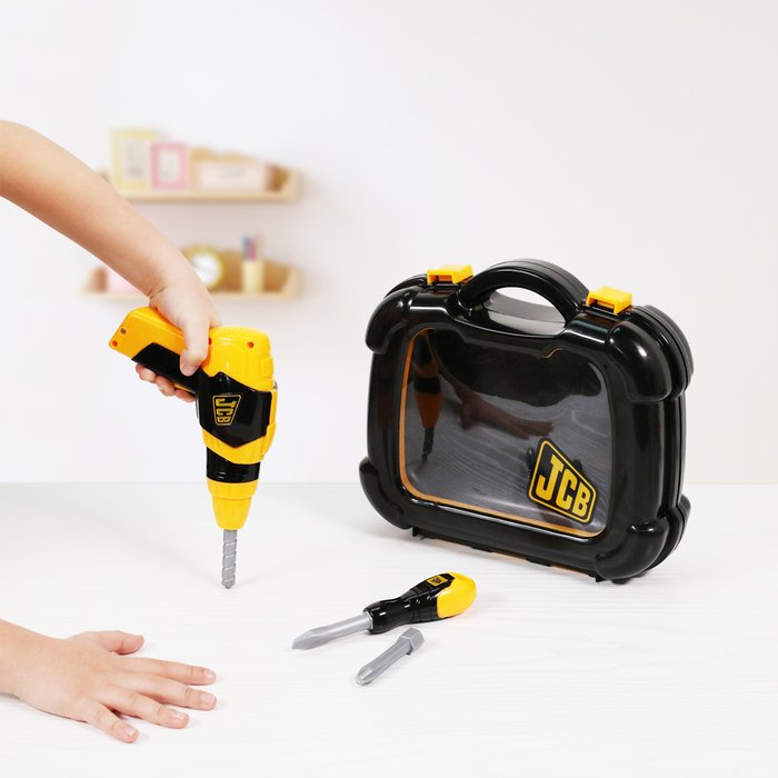JCB Toolkit Play Set with Drill