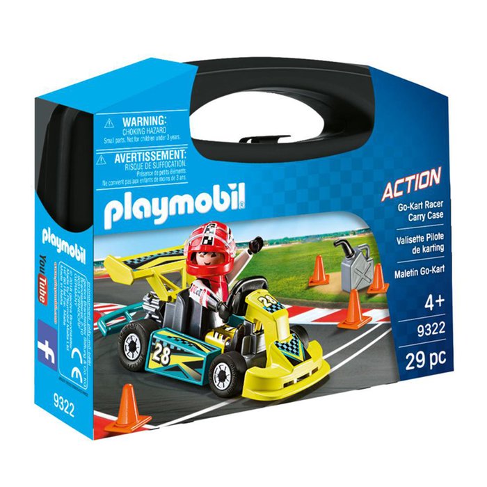 Playmobil Action Go-Kart Play Set & Carry Case (9322)