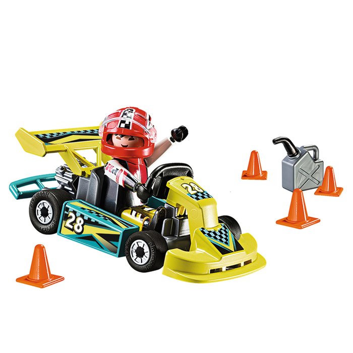Playmobil 5382 Especial Plus-Boy Figura con Go-Kart 