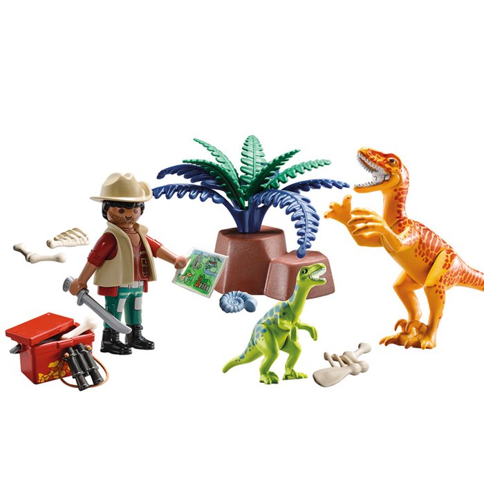 Playmobil Dinosaur Explorer Play Set & Carry Case (70108)