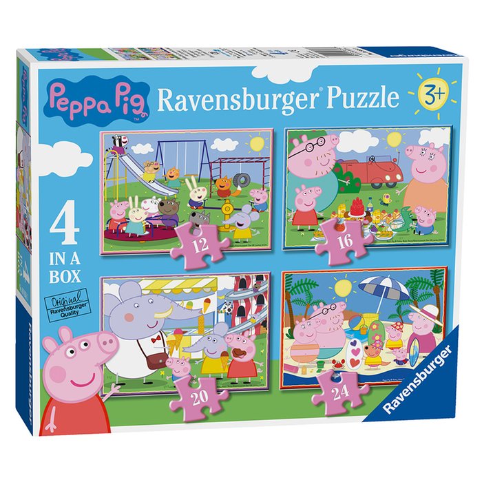 Peppa Pig Jigsaw Puzzle 4 Part Set