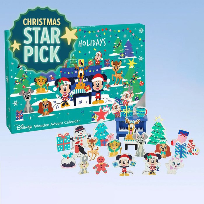 Disney Wooden Toy 24 Day Advent Calendar