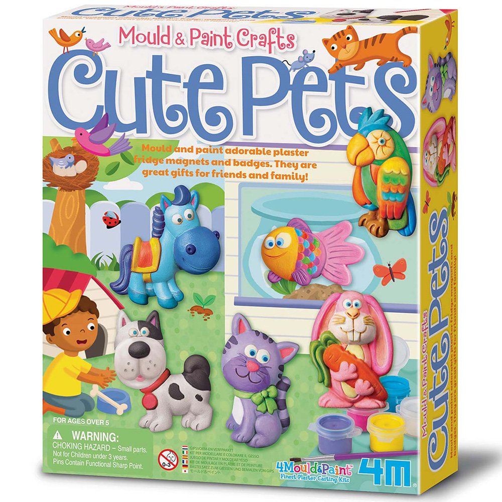 Moonpig Great Gizmos Mould & Paint Cute Pets Toys & Games