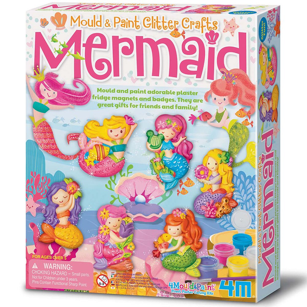 Great Gizmos Mould & Glitter Paint Mermaid Toys & Games