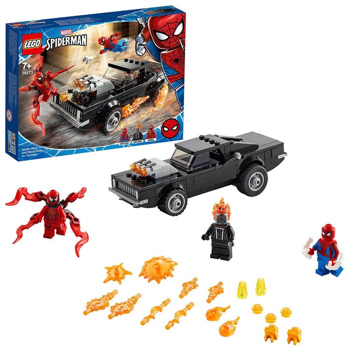 LEGO Marvel Spider-Man Ghost Rider & Carnage Toy 76173