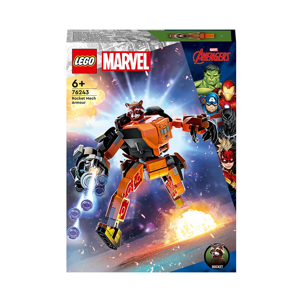 Lego Marvel Rocket Mech Armour (76243) Toys & Games