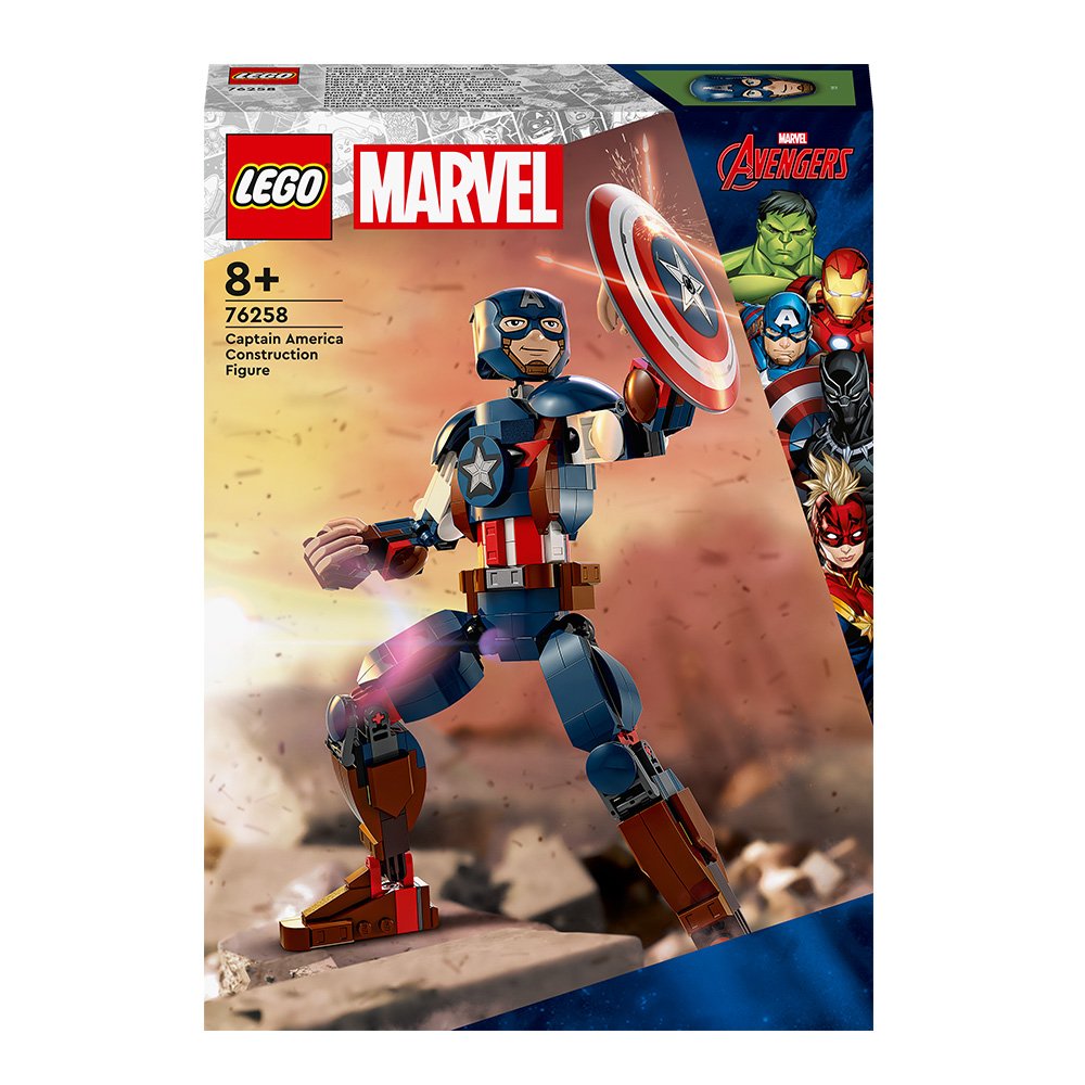 Lego® Marvel Captain America Buildable Figure (76258) Toys & Games