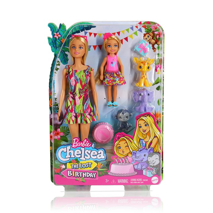 Barbie & Chelsea Birthday Set