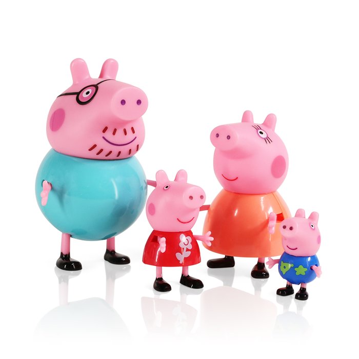 Peppa Pig Family Figure Pack | Moonpig