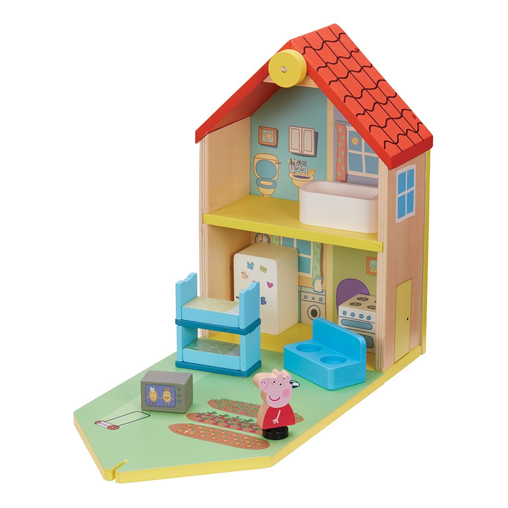 Peppa Pig Wooden Family Home Toys & Games