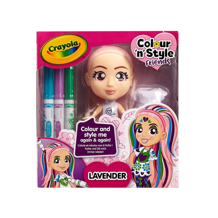Crayola Colour 'n' Style Friends Kit - Lavender