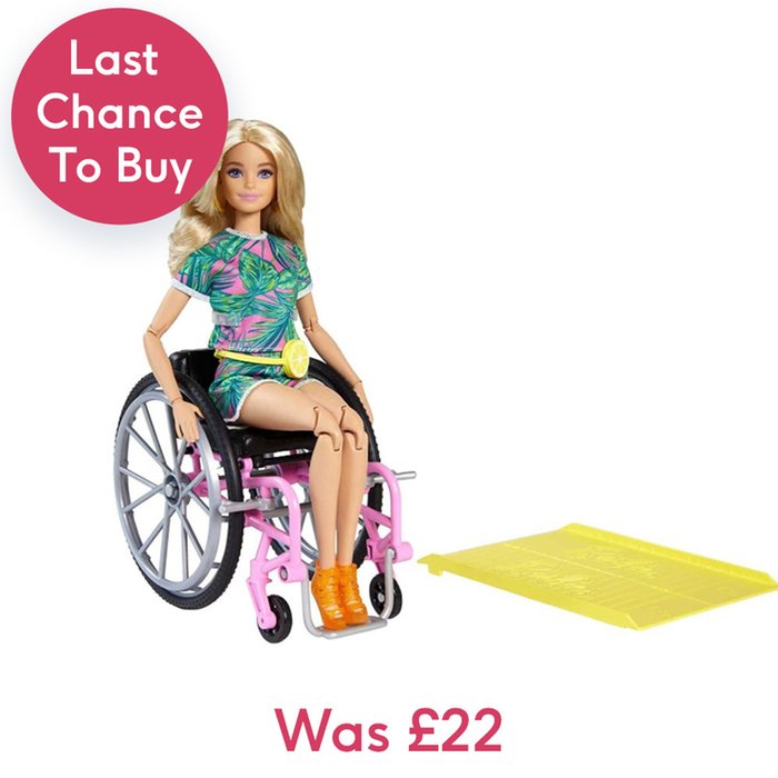 Barbie Fashionistas Blonde Doll with Wheelchair