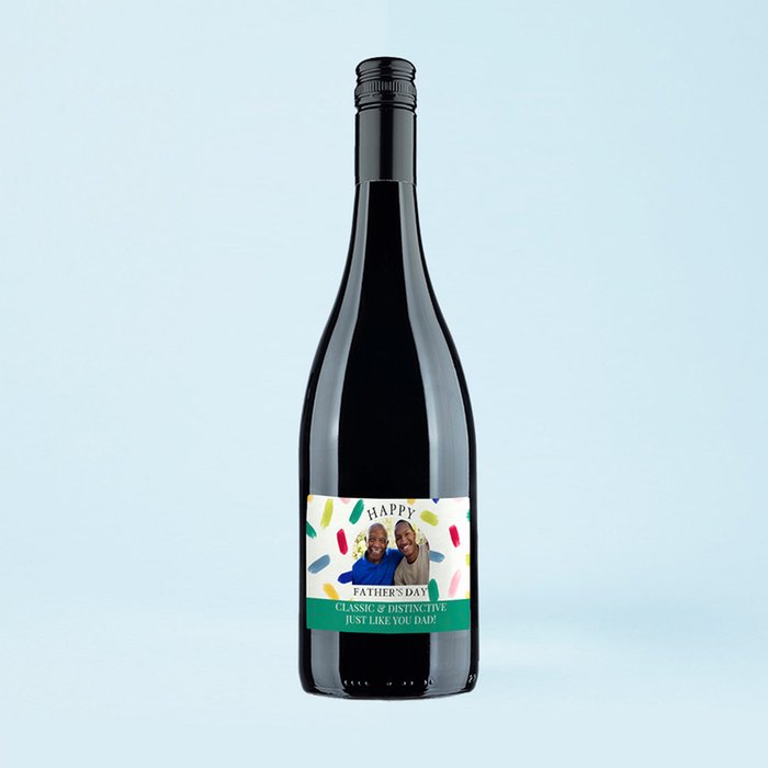 Happy Father's Day Personalised Virgin Wines Red
