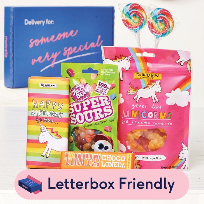 Rainbow Sweets Letterbox Gift