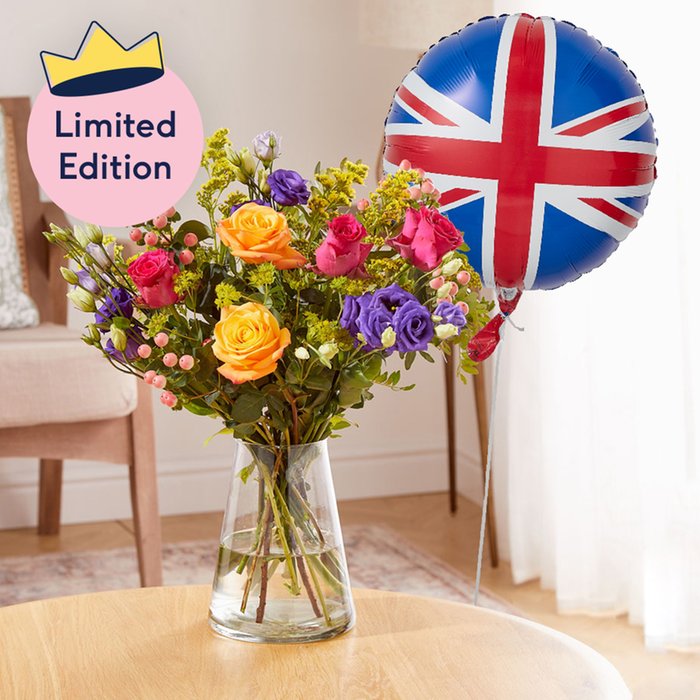 The Royal bouquet with Union Jack