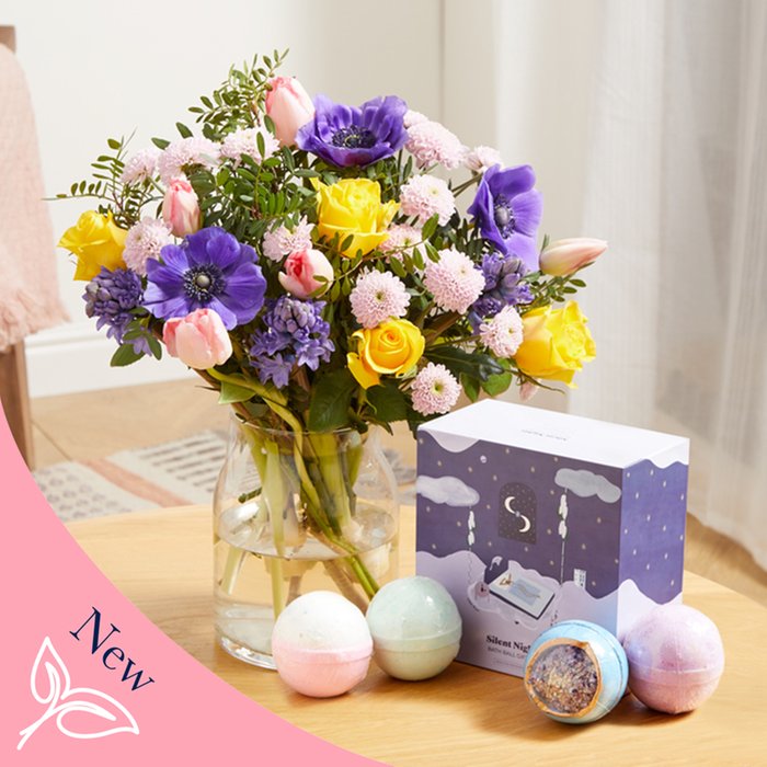 The Wonderful You with Silent Nights Bath Bomb Gift Set