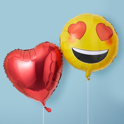 Heart Eye Balloon Duo