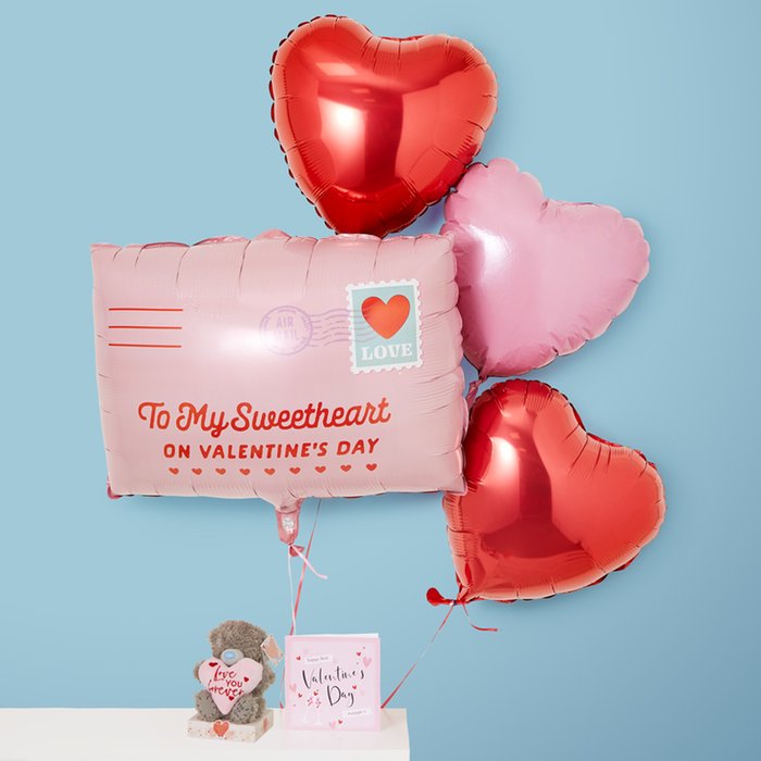 Sweetheart Balloon & Tatty Teddy Gift Set