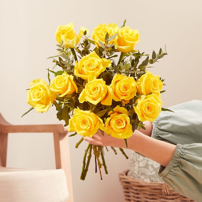 The Luxury Yellow Roses