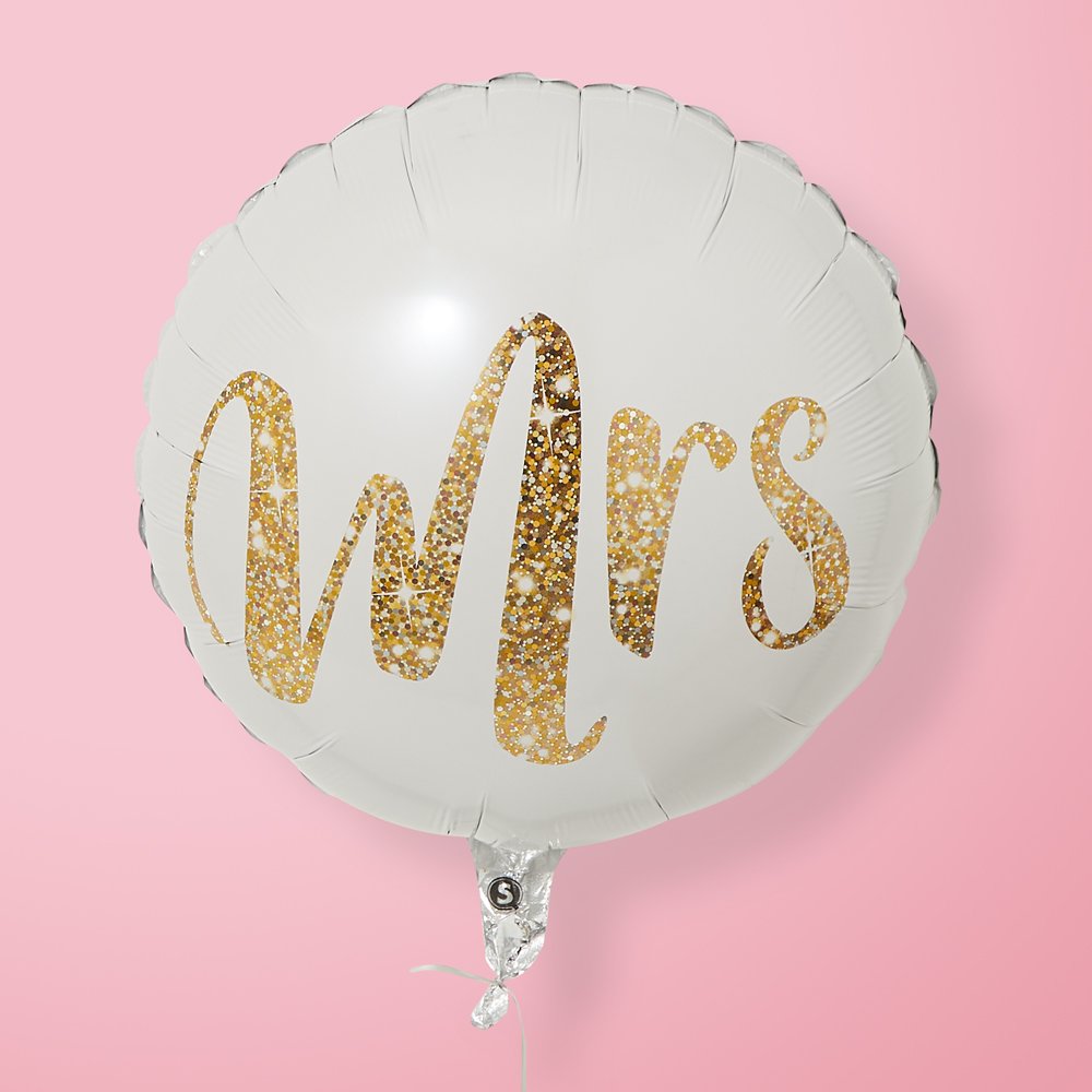 Mrs Gold Balloon