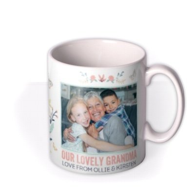 Tatty Teddy Our Lovely Grandma Personalised Photo Mug