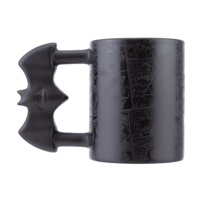 Batman Mug with Batarang Handle
