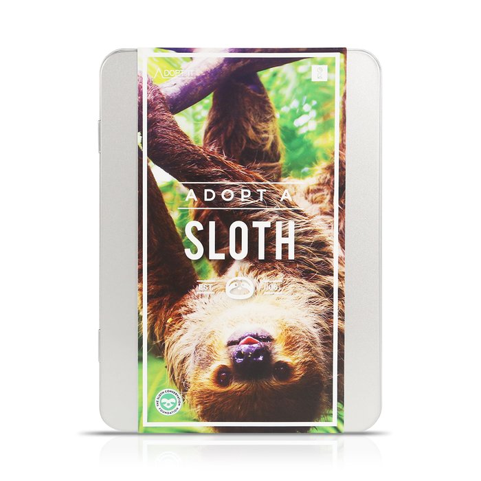 Adopt An Animal Sloth Gift Set