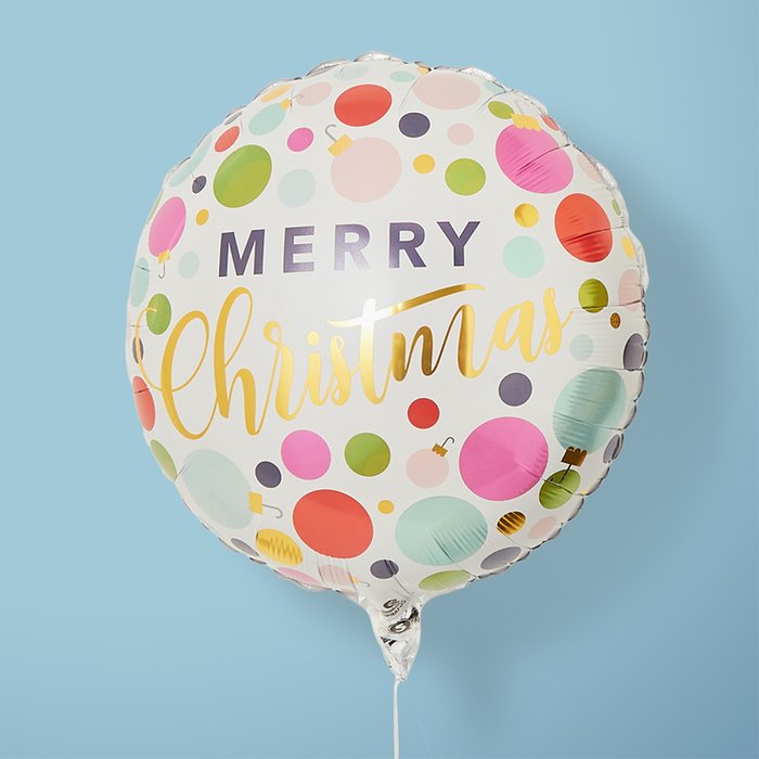 Merry Christmas Bold Balloon