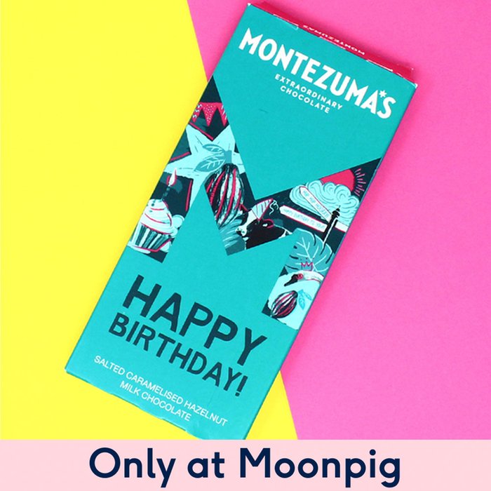 Montezuma Happiness Birthday Chocolate Bar