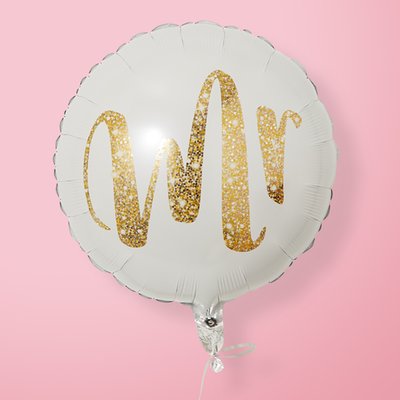 Mr Gold Balloon