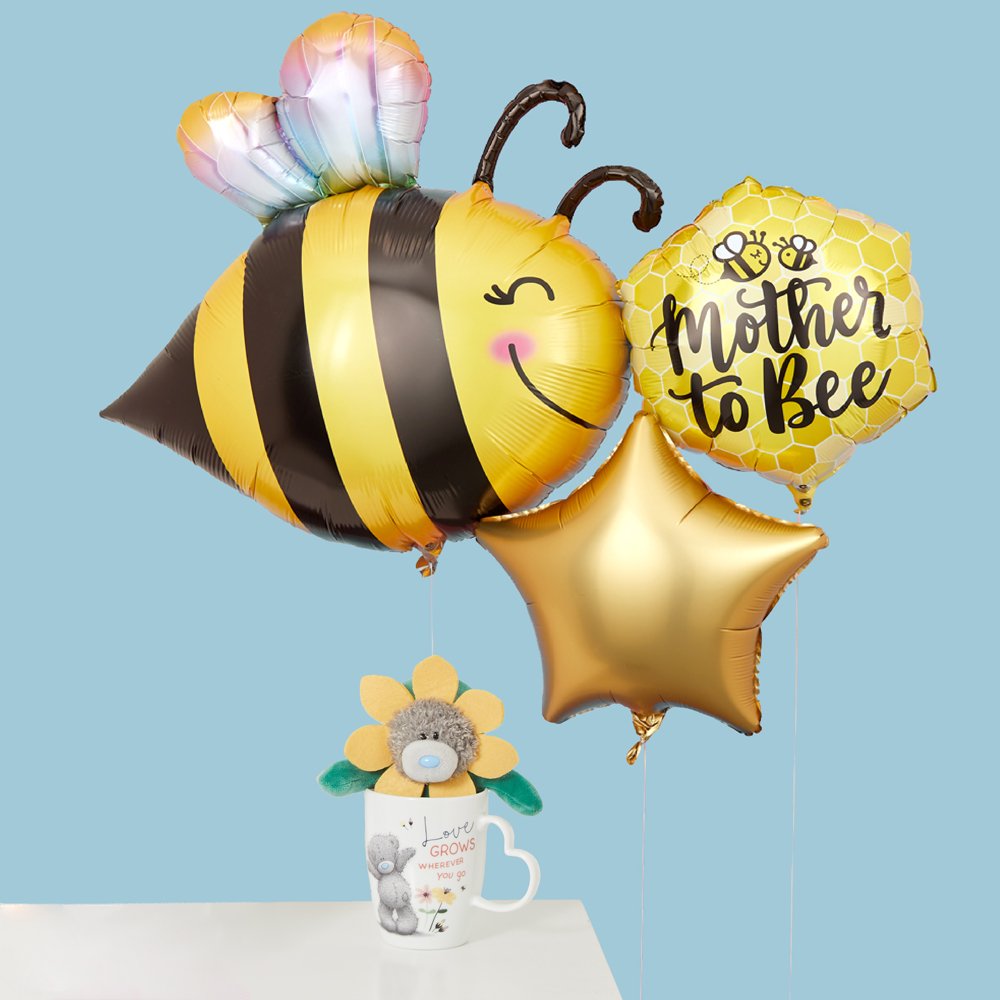 Mummy To Bee Balloon & Tatty Teddy Bundle