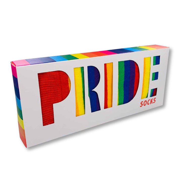 Rainbow Pride Socks 2 Pairs Gift Set