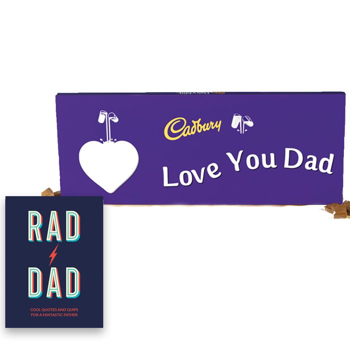 Rad Dad Book & Cadbury Bar Gift Set
