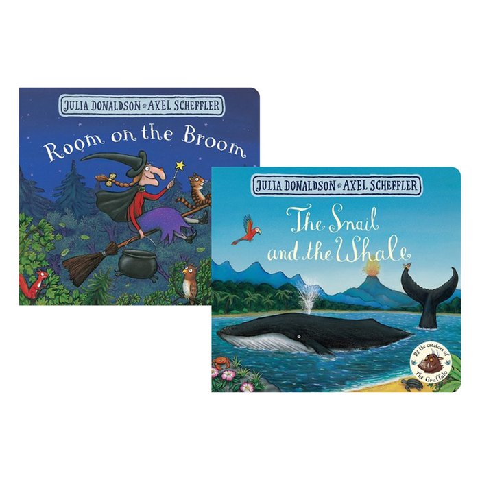 Room on the Broom Book & The Snail and the Whale Book Bundle
