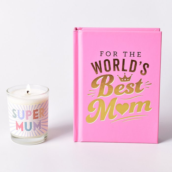 Greatest Mum Book & Candle Gift Set