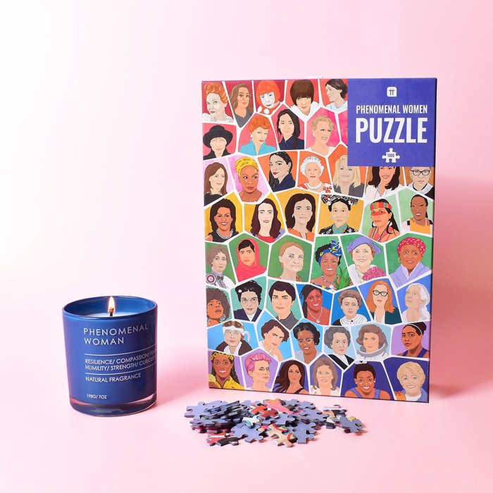 Phenomenal Women Puzzle & Candle Gift Set