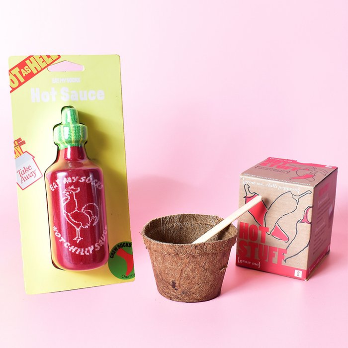 Grow Your Own Chilli Peppers & Sriracha Socks