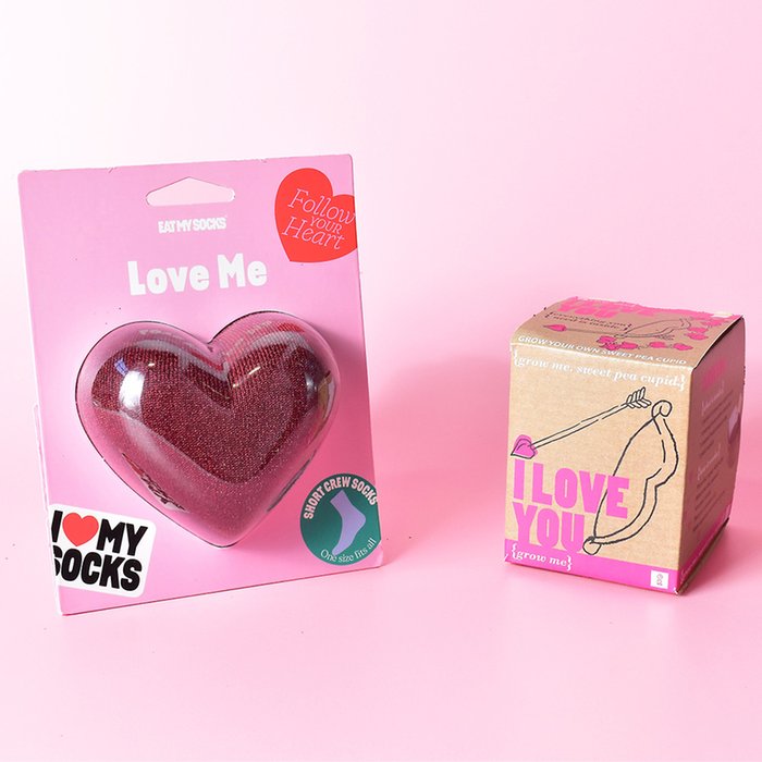 Love Socks & I Love You Grow A Plant Kit