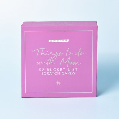 Things to Do With Mum 52 Bucket List Scratch Cards