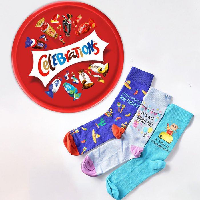 Celebrations & Birthday Socks Gift Set