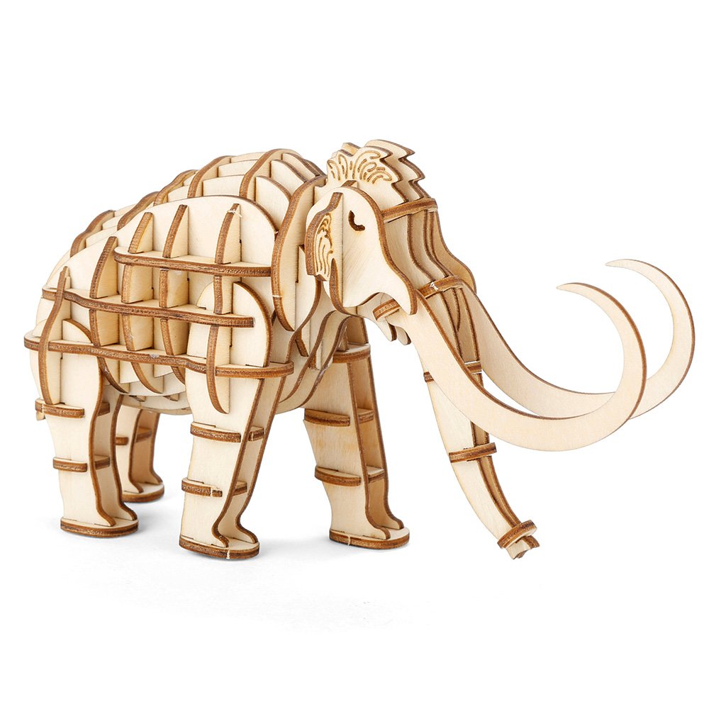 Kikkerland Mammoth Wooden Puzzle