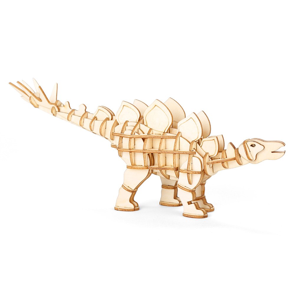 Kikkerland Stegosaurus Wooden Puzzle